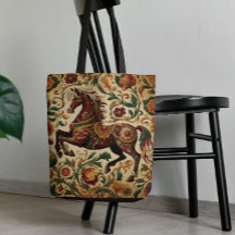 De middeleeuwse betoverde ros in bloei