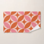 De middeleeuwse Cirkel Starst barst roze en oranje Bad Handdoek (Handdoek)