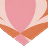 De middeleeuwse Cirkel Starst barst roze en oranje Tafelkleed (Gekanteld)