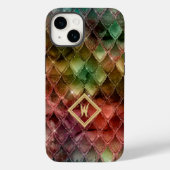 De middeleeuwse Drakenschalen van de Regenboog met Case-Mate iPhone Case (Achterkant)