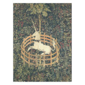 De middeleeuwse eenhoorn in gevangenschap tafelkleed (Voorkant)