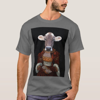 De middeleeuwse Koe T-shirt