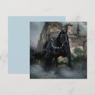 De Middeleeuwse Paard - Wenskaart Kaart