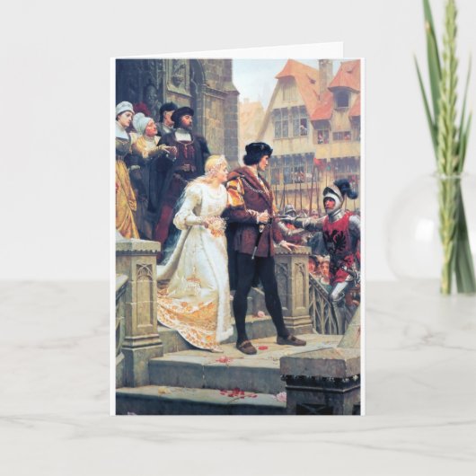 De middeleeuwse Romance van het Huwelijk Kaart (Voorkant)