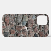 De middeleeuwse textuur van de steenmuur ondergron Case-Mate iPhone case (Achterkant (horizontaal))