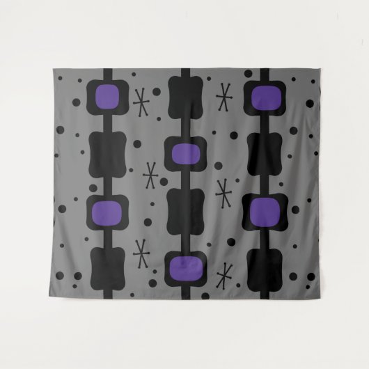 De middelgrote Mod Kolommen van de terugkeer Indig Wandkleed (Voorkant (horizontaal))