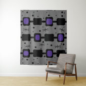 De middelgrote Mod Kolommen van de terugkeer Indig Wandkleed (In situ)