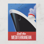 De middellandse zee briefkaart (Voorkant)