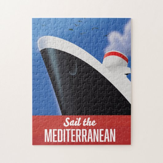 De middellandse zee legpuzzel (Verticaal)