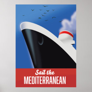 De middellandse zee poster