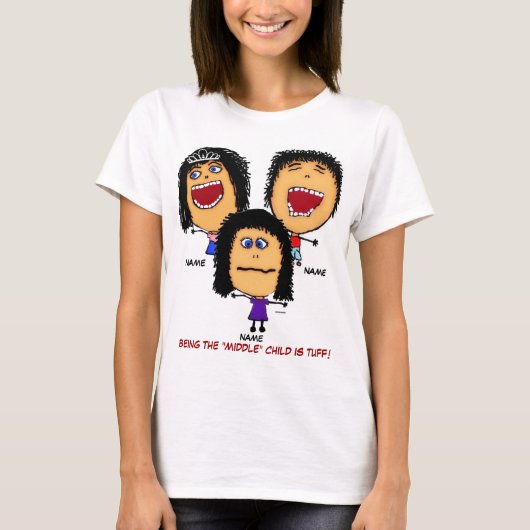 De middelste dochter t-shirt (Voorkant)