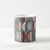 De middelste eeuw viert een modern, naadloos patro koffiemok (Center)