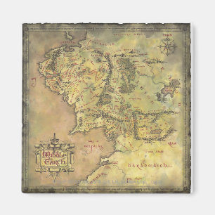 De midden Kaart van de Aarde Magneet