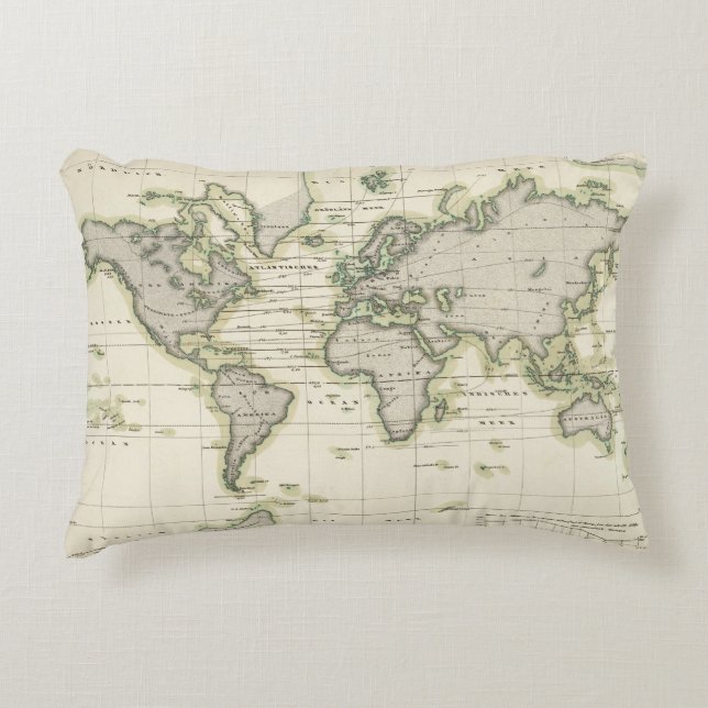 De middenbarometer accent kussen (Voorkant)