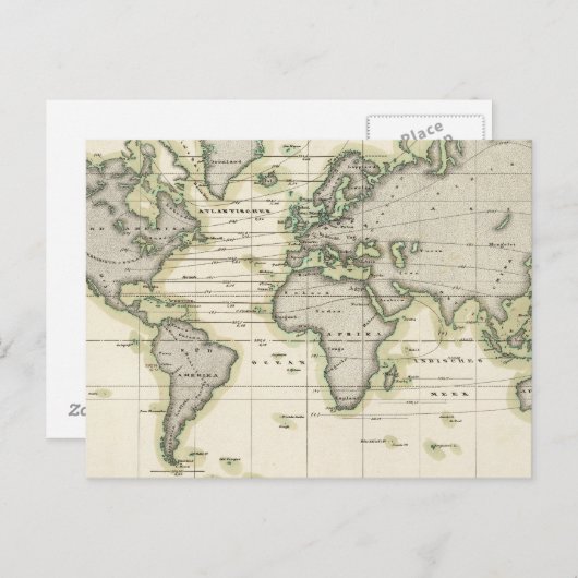 De middenbarometer briefkaart (Voorkant / Achterkant)