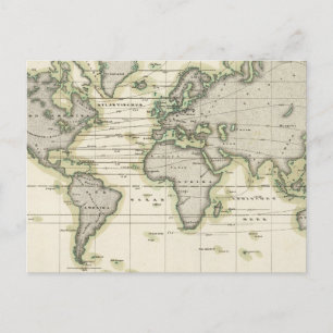 De middenbarometer briefkaart