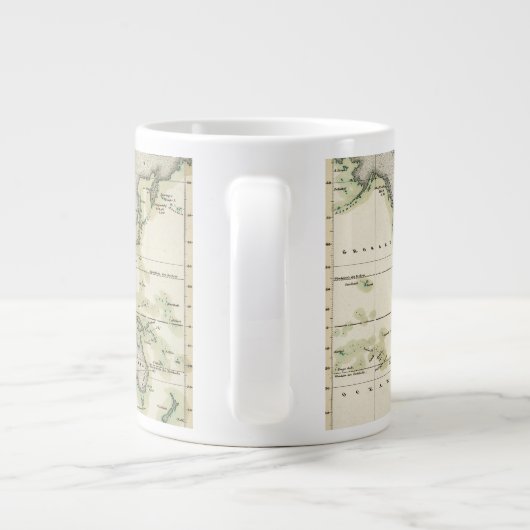 De middenbarometer grote koffiekop (Achterkant)