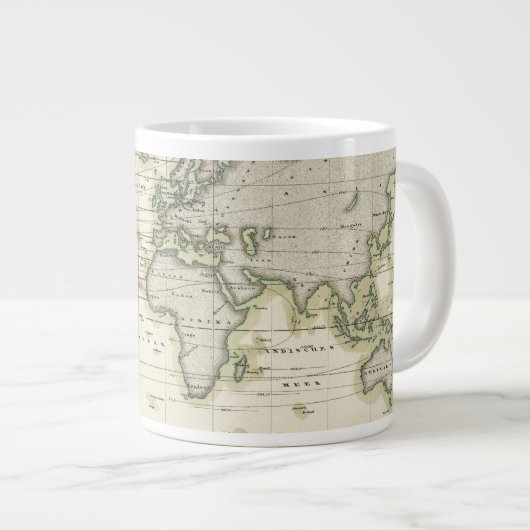 De middenbarometer grote koffiekop (Voorkant rechts)