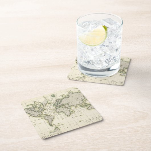 De middenbarometer kartonnen onderzetters (Insitu)