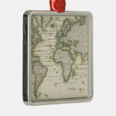 De middenbarometer metalen ornament (Rechts)