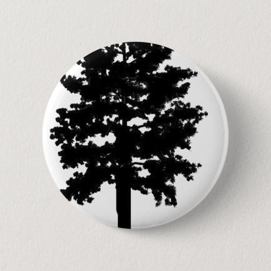 de middernacht bossen ronde button 5,7 cm (Voorkant)