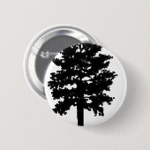 de middernacht bossen ronde button 5,7 cm (Voorkant /achterkant)