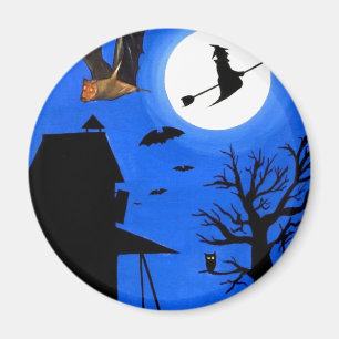 De Middernacht van Halloween Magneet