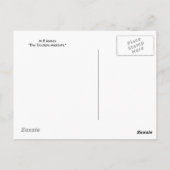 De Middoth van Tractate Briefkaart (Achterkant)