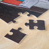 De Midnight Broadcast-schildering van Alfred Fox Legpuzzel (Zijkant)