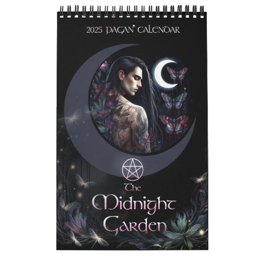De Midnight Garden 2025 heidense kalender (Hoes)
