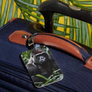 De Midnight Gorilla King: Monarch van het bos Bagagelabel