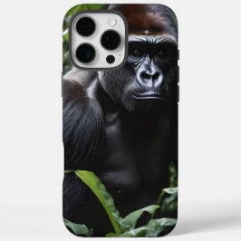 De Midnight Gorilla King: Monarch van het bos iPhone 16 Pro Max Hoesje