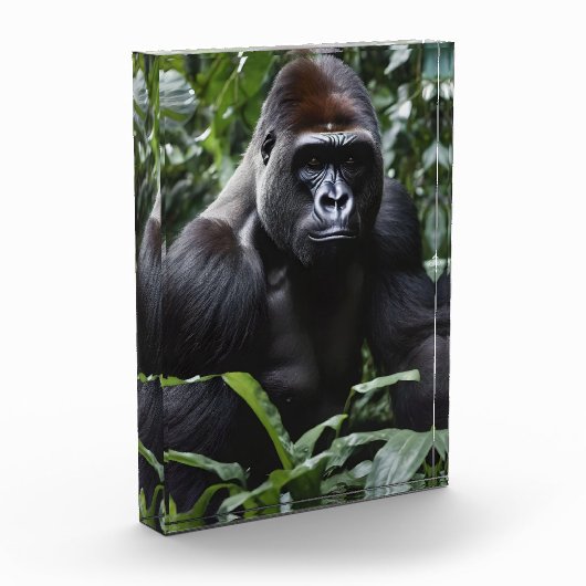 De Midnight Gorilla King: Monarch van het bos Fotoblokken (Links)