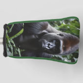 De Midnight Gorilla King: Monarch van het bos Golfheadcover (Voorkant)