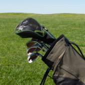 De Midnight Gorilla King: Monarch van het bos Golfheadcover (Insitu)