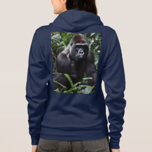 De Midnight Gorilla King: Monarch van het bos Hoodie