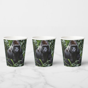 De Midnight Gorilla King: Monarch van het bos Papieren Bekers