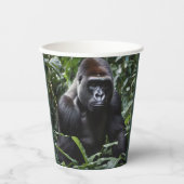 De Midnight Gorilla King: Monarch van het bos Papieren Bekers (Voorkant)