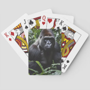 De Midnight Gorilla King: Monarch van het bos Pokerkaarten