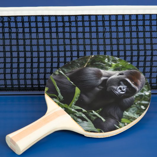 De Midnight Gorilla King: Monarch van het bos Tafeltennisbatje (Insitu)