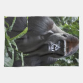 De Midnight Gorilla King: Monarch van het bos Theedoek (Horizontaal)