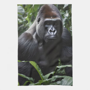 De Midnight Gorilla King: Monarch van het bos Theedoek