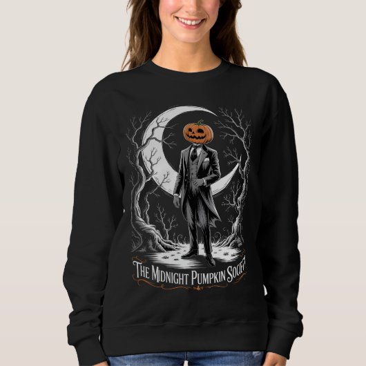 De Midnight Pumpkin Society Halloween Trui (Voorkant)