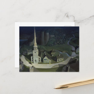 De Midnight Ride van Paul Revere door Wood Feestdagenkaart