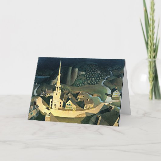 De Midnight Ride van Paul Revere Kaart (Voorkant)