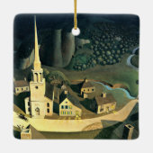 De Midnight Ride van Paul Revere Keramisch Ornament (Achterkant)