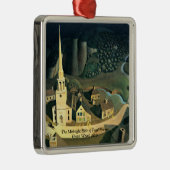 De Midnight Ride van Paul Revere Metalen Ornament (Rechts)