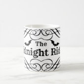 De Midnight Rider Logo over de hele wereld Koffiemok (Center)