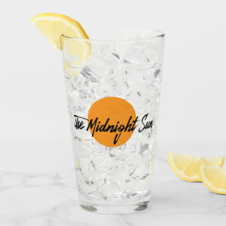 De Midnight Sun Logo Beverage Glass Glas