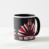 De Midtown Mannen - Nieuwe Logo - Koffie Mok (Voorkant rechts)